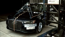 2015 Audi A3 Sedan Diesel Side Pole Crash Test