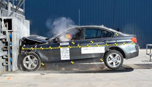 2016 BMW 3 Series eDrive Front Crash Test