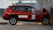 2016 BMW X3 Front Crash Test