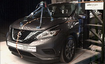 2016 Nissan Murano Hybrid Side Pole Crash Test