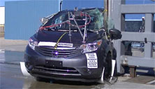 2016 Nissan Versa Note Side Pole Crash Test