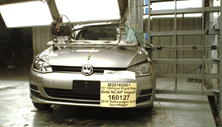 2016 Volkswagen Golf SportWagen Side Pole Crash Test