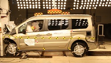 NCAP 2017 Ford Transit Connect front crash test photo