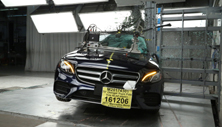 2017 Mercedes-Benz E-Class Sedan Side Pole Crash Test