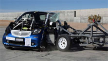 2017 smart fortwo Convertible Electric Side Crash Test