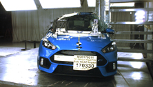 2017 Ford Focus RS Side Pole Crash Test
