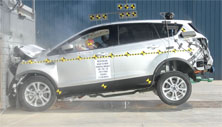 NCAP 2018 Ford Escape front crash test photo