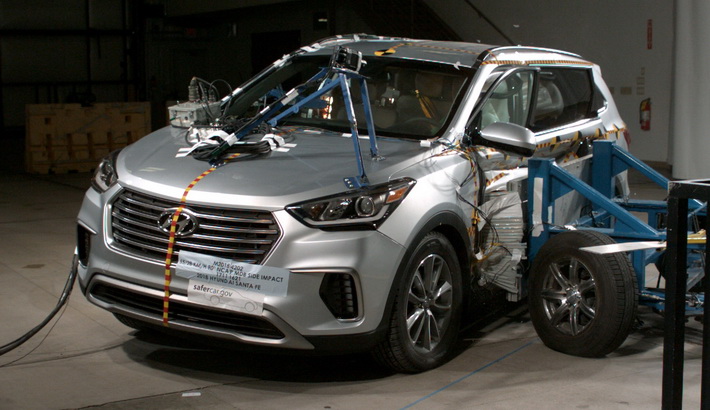 2018 Hyundai Santa Fe Side Crash Test