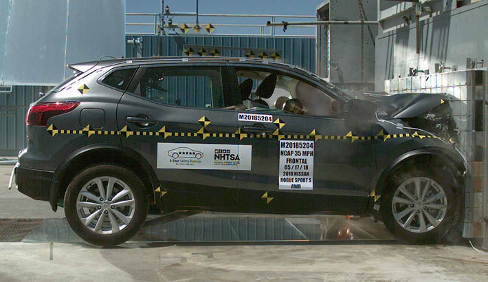 Nissan Rogue Sport safety ratings