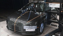 NCAP 2019 Audi A4 side pole crash test photo