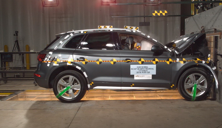 NCAP 2019 Audi Q5 front crash test photo