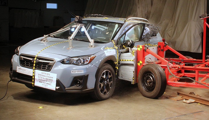 2019 Subaru Crosstrek Hybrid Side Crash Test