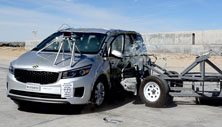 NCAP 2020 Kia Sedona side crash test photo