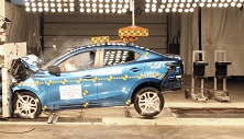 NCAP 2020 Toyota Yaris front crash test photo