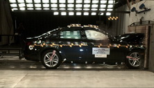 NCAP 2020 Audi A4 front crash test photo