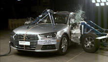 2020 Audi A4 Side Crash Test