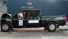 NCAP 2020 Nissan Frontier front crash test photo
