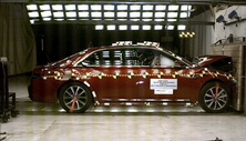 NCAP 2020 Lincoln Continental front crash test photo