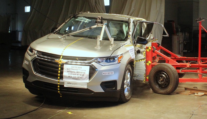 2020 Chevrolet Traverse Side Crash Test