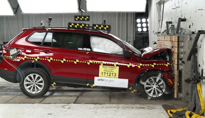 2020 Volkswagen Tiguan Front Crash Test