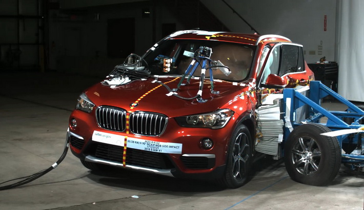 2021 BMW X1 SUV FWD Side Crash