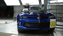 2022 Chevrolet Camaro Coupe Side Pole Crash Test