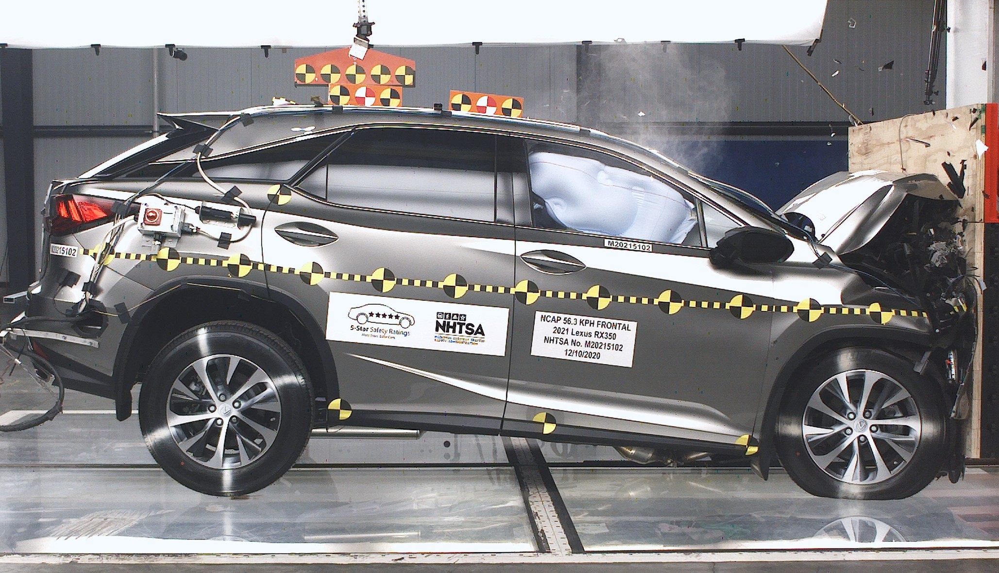 2022 Lexus RX 350 Front Crash Test