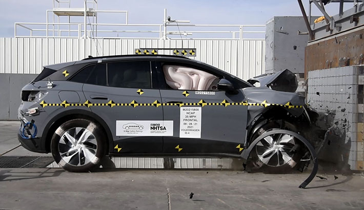 2022 Volkswagen ID.4 Front Crash Test