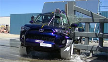 2023 Toyota 4Runner Side Pole Crash Test