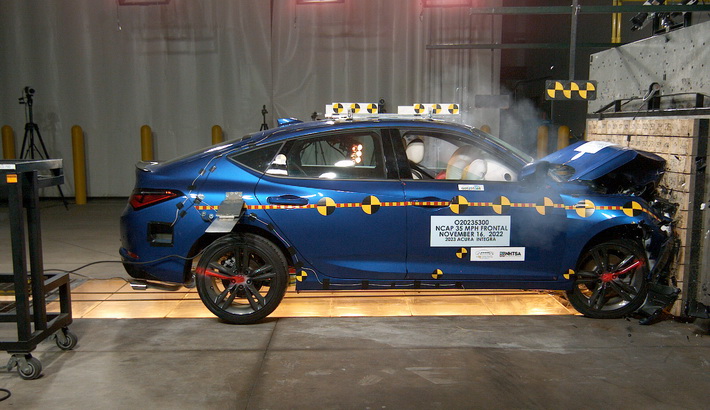 2023 Acura Integra Front Crash Test