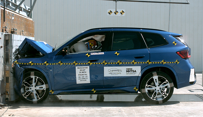 2023 BMW X1 Front Crash Test