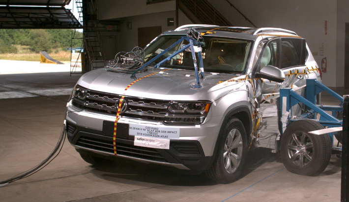 2024 Volkswagen Atlas SUV AWD Side Crash