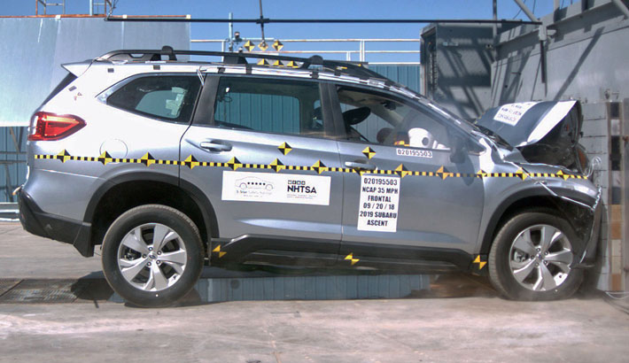 2024 Subaru Ascent SUV AWD Front Crash