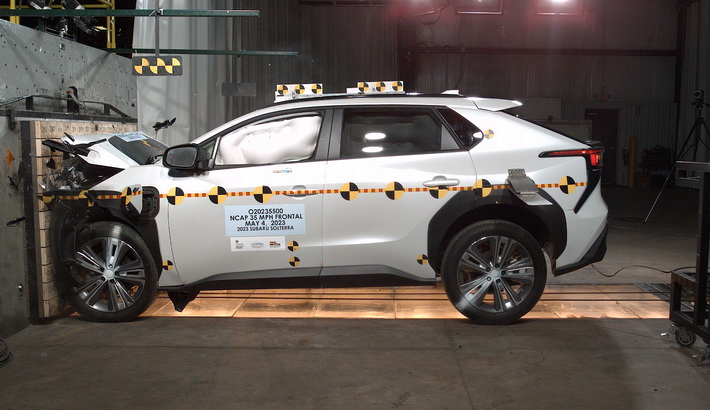2024 Subaru Solterra SUV AWD Front Crash