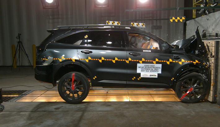 Kia Sorento Hybrid safety ratings
