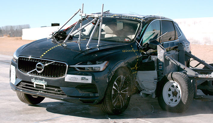 2026 Volvo XC60 NHTSA side crash test