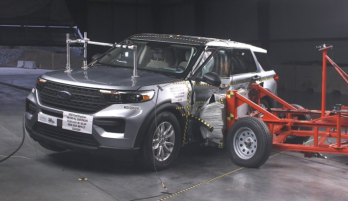 NCAP 2026 Ford Explorer side crash test photo