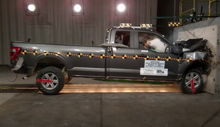 NCAP 2026 Ford F-150 front crash test photo