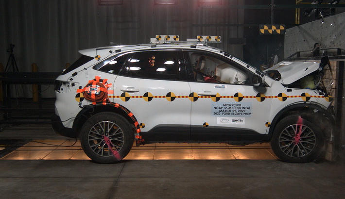 NCAP 2026 Ford Escape front crash test photo