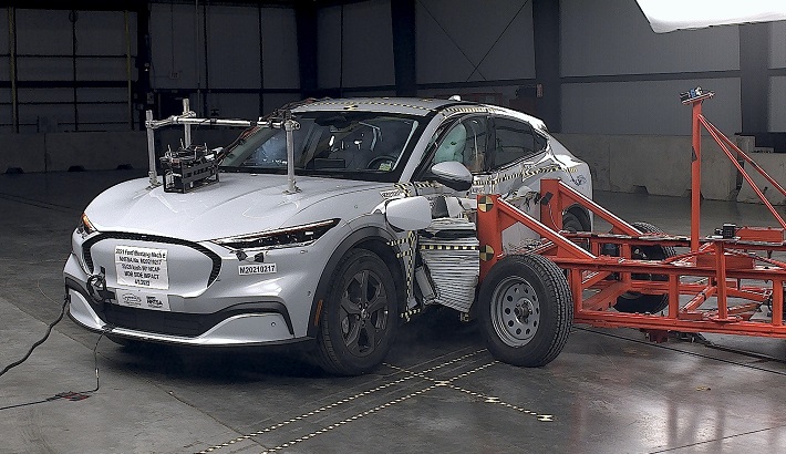 2026 Ford Mustang Mach-E NHTSA side crash test