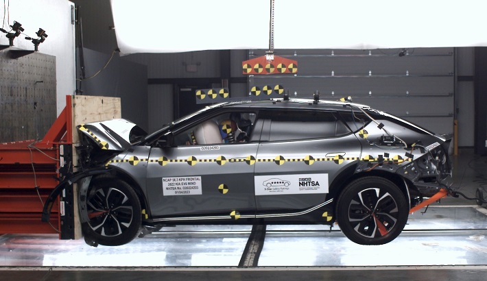 2026 Kia EV6 NHTSA frontal crash test