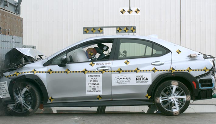 Subaru WRX safety ratings