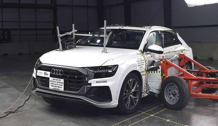 2026 Audi Q8 NHTSA side crash test