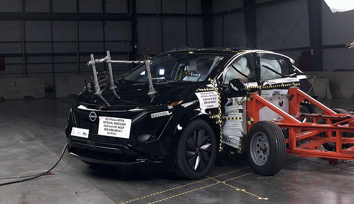 2026 Nissan Ariya NHTSA side crash test