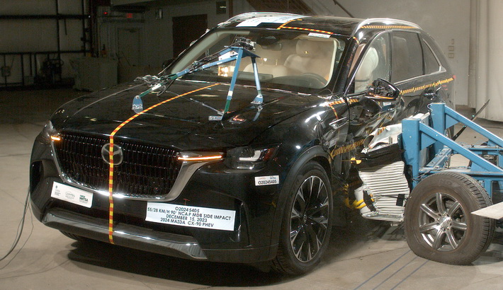 2026 Mazda CX-9 NHTSA side crash test