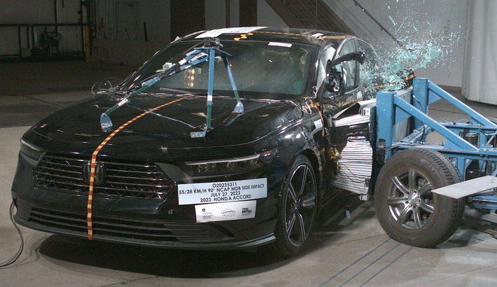 2026 Honda Accord NHTSA side crash test