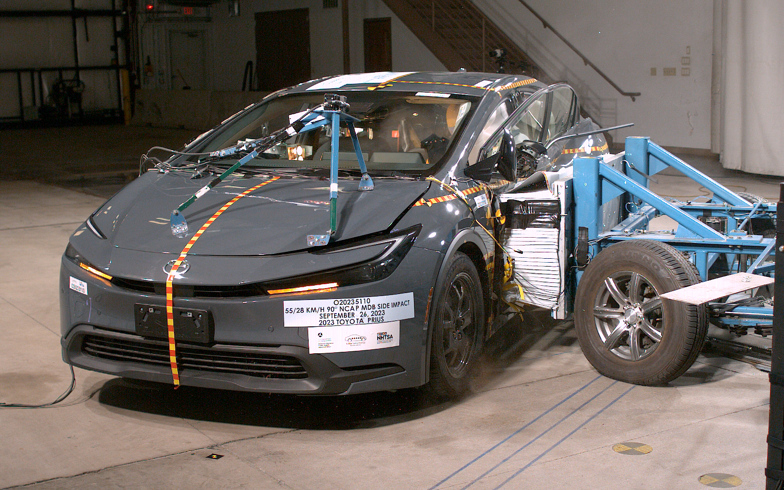 2026 Toyota Prius NHTSA side crash test