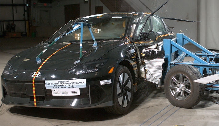 2026 Hyundai Ioniq 6 NHTSA side crash test