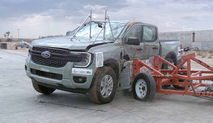 2026 Ford Ranger NHTSA side crash test