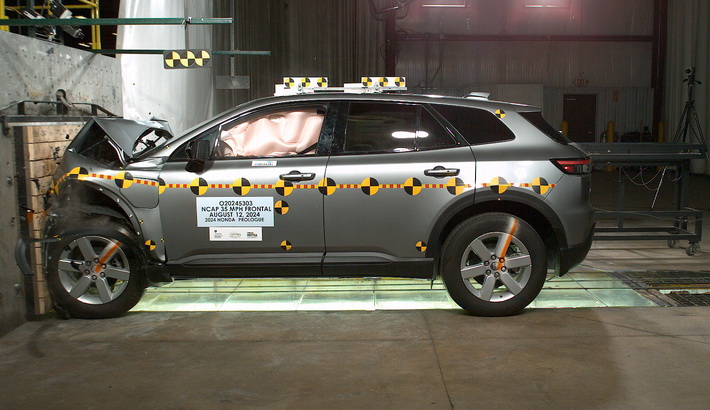 2026 Honda Prologue NHTSA frontal crash test